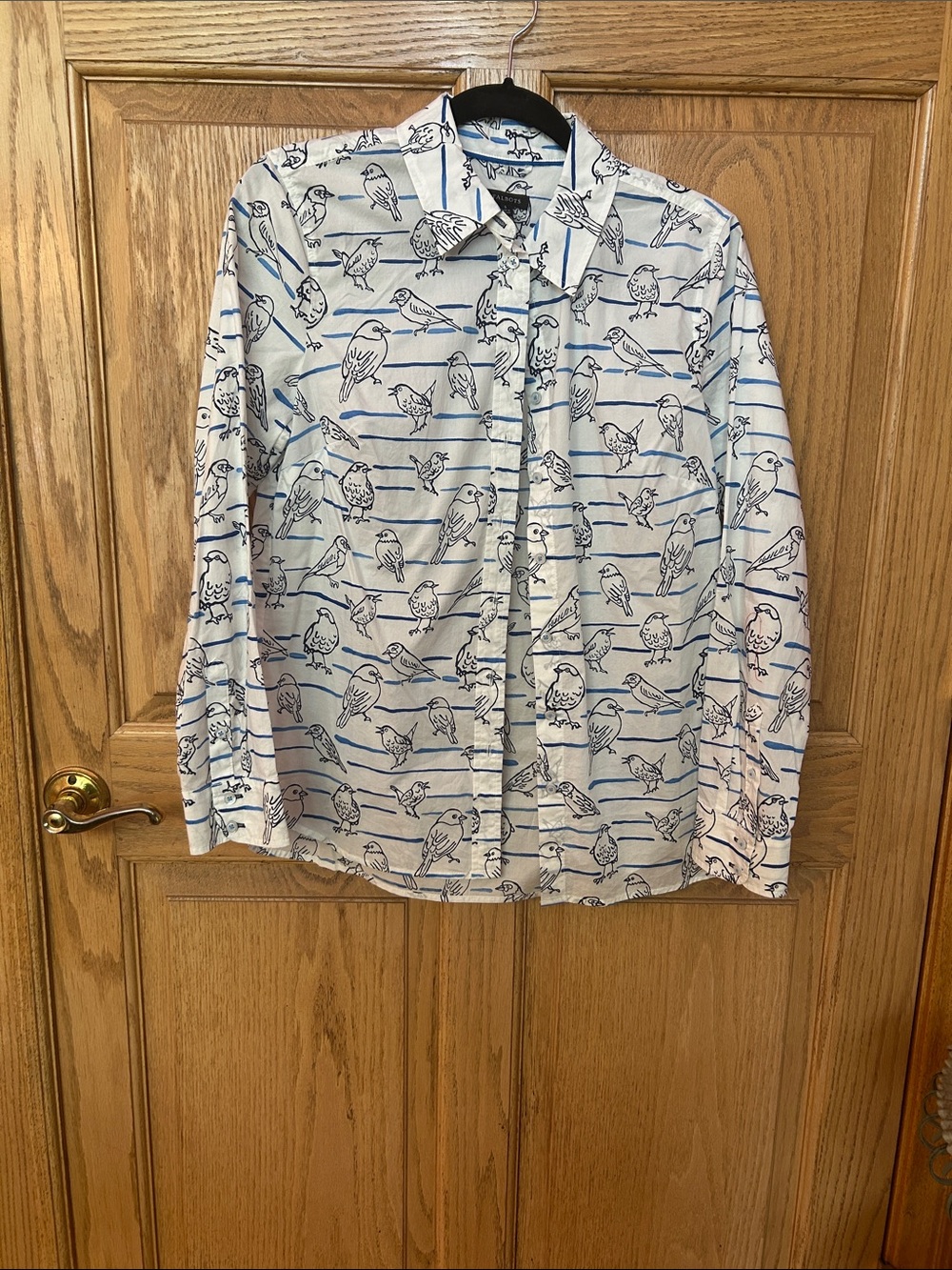 NWT Talbots Bird Blouse